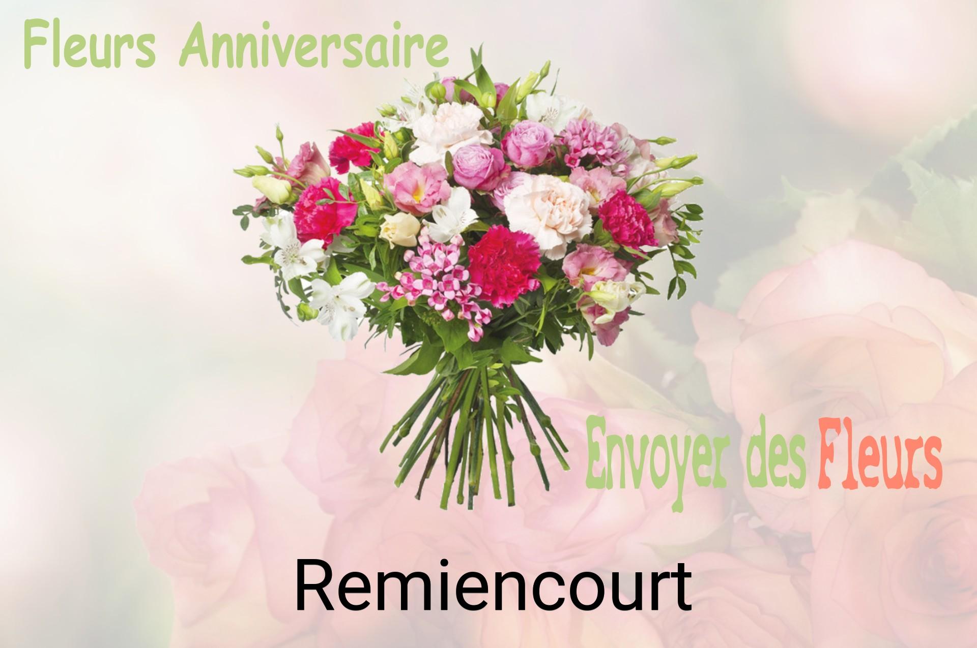 Bouquet de fleurs d’anniversaire livré à Remiencourt